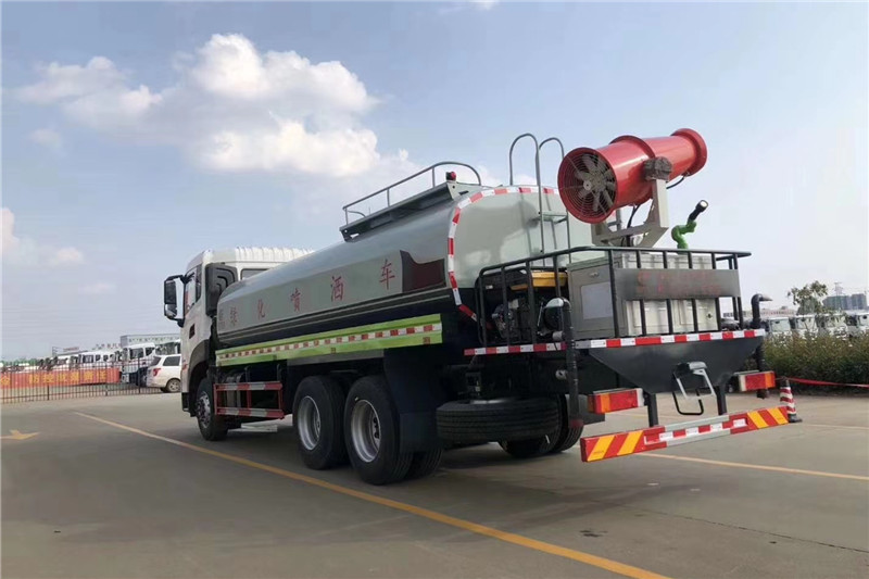 東風(fēng)天龍后八輪20噸噴霧車，國(guó)六綠化噴灑車